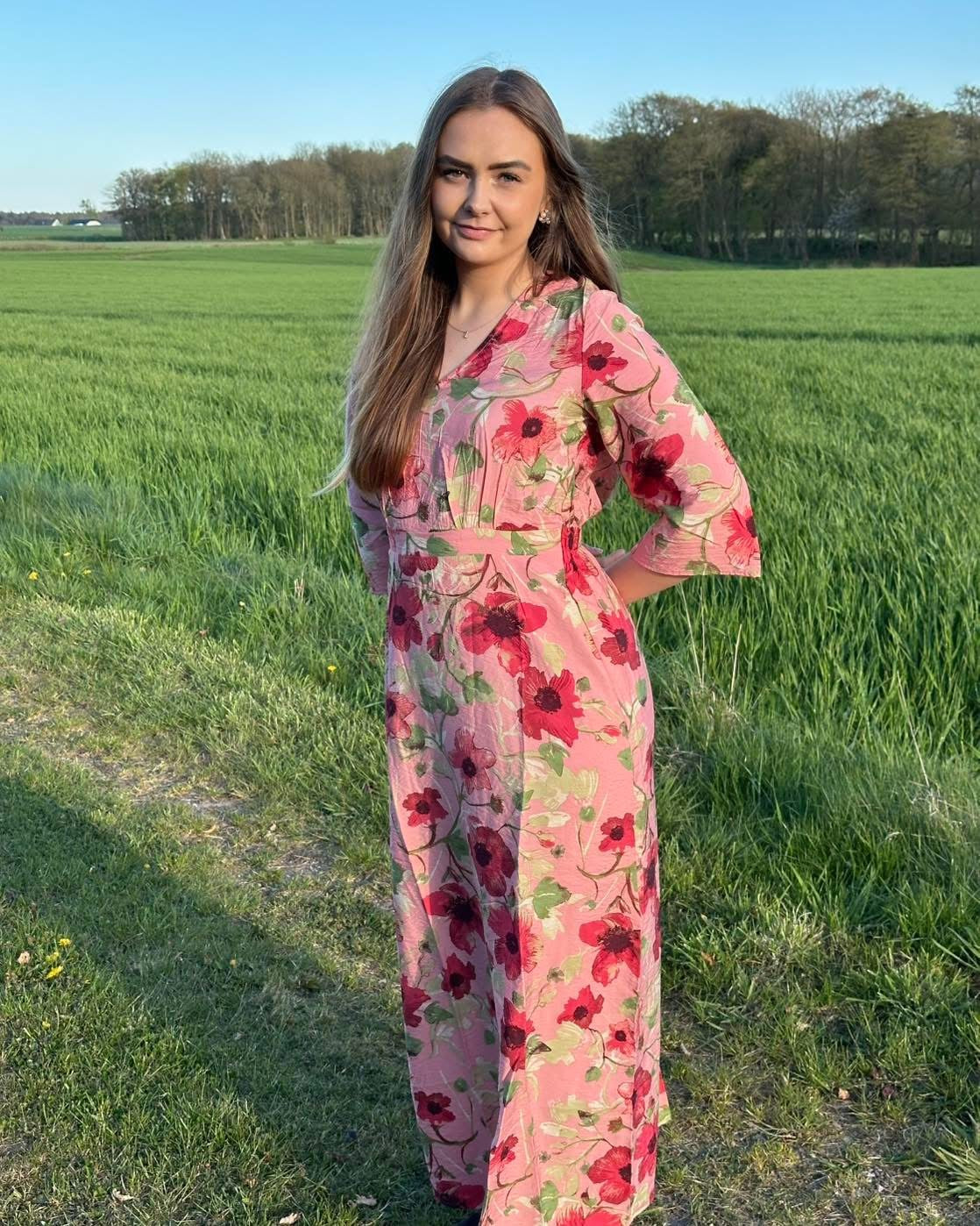 VMJOSIE Long Dress - Rose Elegance